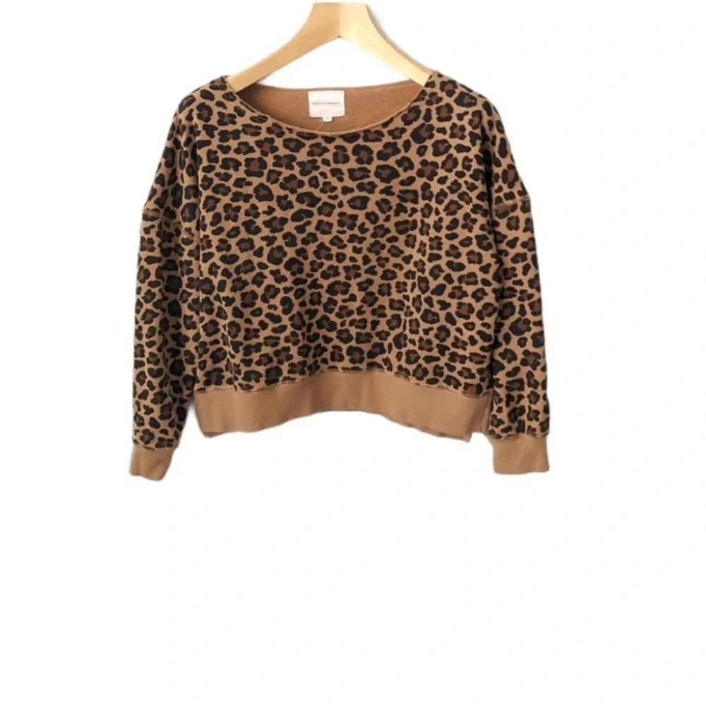 Poppy & Peonies Brown Crew Neck Sweater - Picture 2 of 4